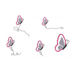 Stickdatei - Schmetterling Appli